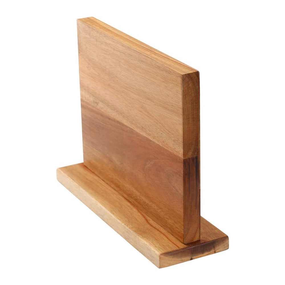 Stilynta Acacia Wood Magnetic Knife Block Storage Holder