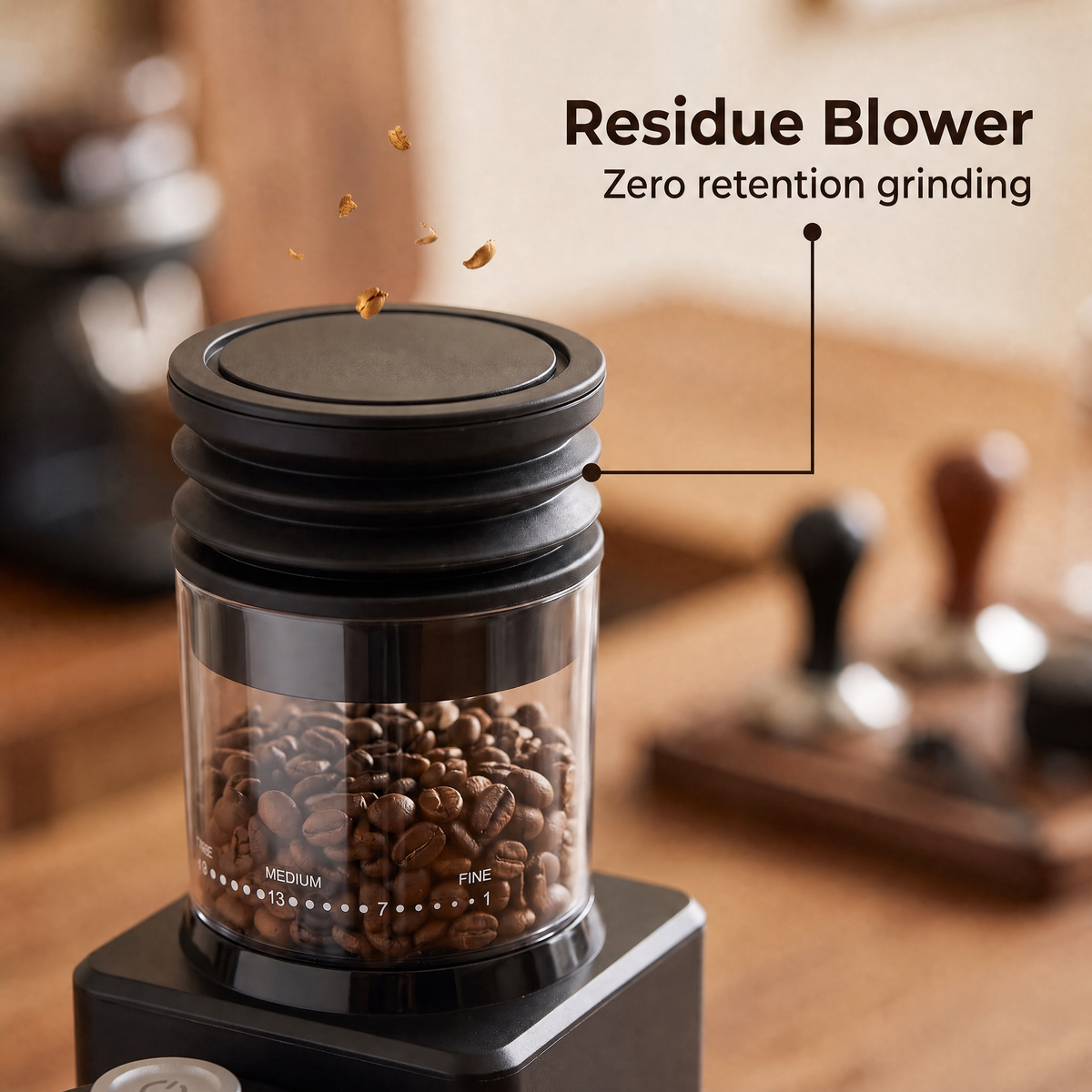 NeadGrint Electric Conical Burr Coffee Grinder for Espresso