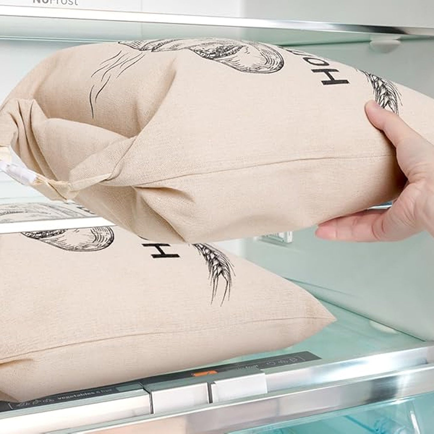 BeeBredix Beeswax Bread Bag - Eco-Friendly Freshness Storage