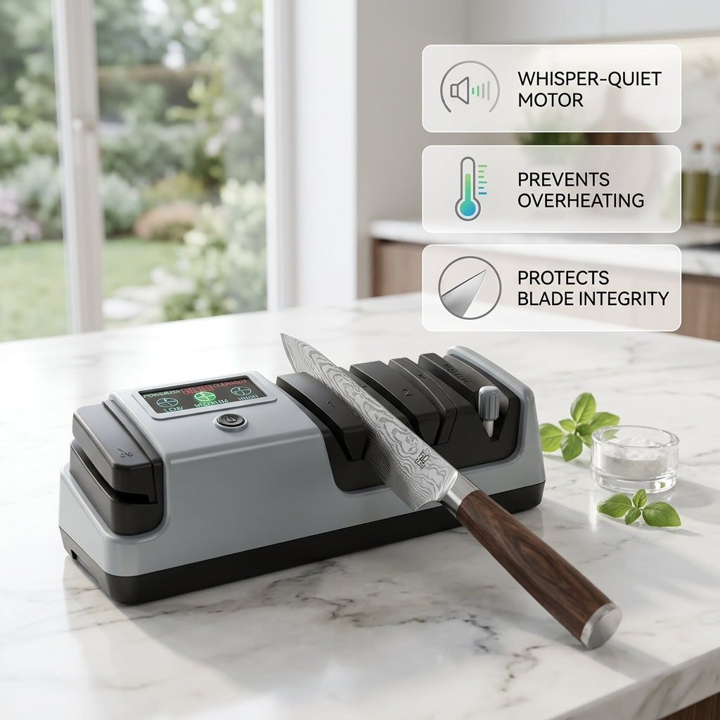 NoxPerfi 3-Speed Professional Electric Knife Sharpener – Chefioz