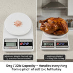 CifyMido 10kg/22lb High Precision Digital Food Scale