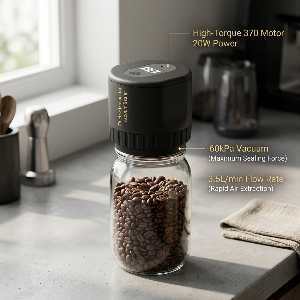 JaryLeki Electric Mason Jar Sealer for Food Preservation