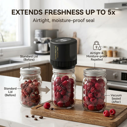 JaryLeki Electric Mason Jar Sealer for Food Preservation