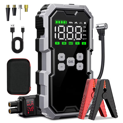 Jumpenic 7000A Portable Car Battery Jump Starter and Tire Inflator