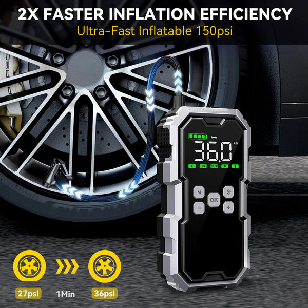 Jumpenic 7000A Portable Car Battery Jump Starter and Tire Inflator