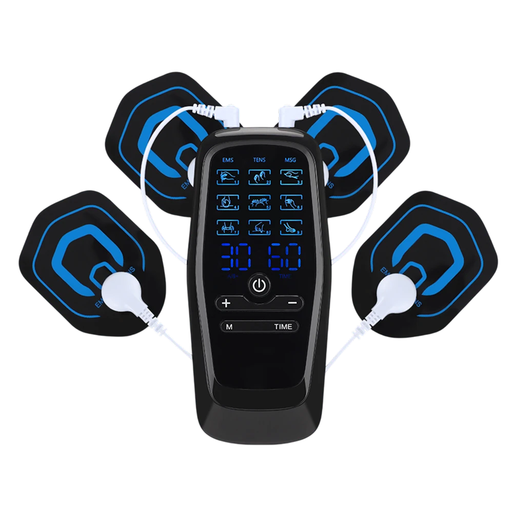AcoReliv TENS Unit & EMS Muscle Stimulator, 3-in-1 Electric Massager, Dual Channel