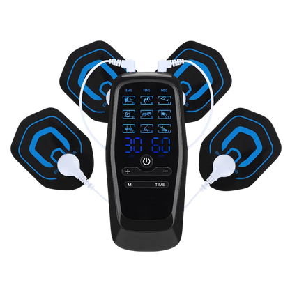AcoReliv TENS Unit & EMS Muscle Stimulator, 3-in-1 Electric Massager, Dual Channel