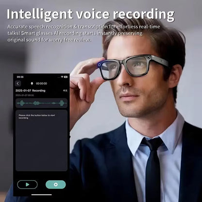 AuraLens AI Glasses - 4K Camera & Real-Time Translation