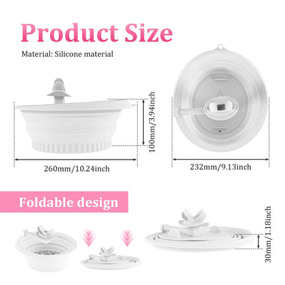 BatixFaci Collapsible Skin Icing Basin & Facial Cooling System