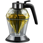 Beesipot Drip-Free Glass Honey Dispenser with Stand