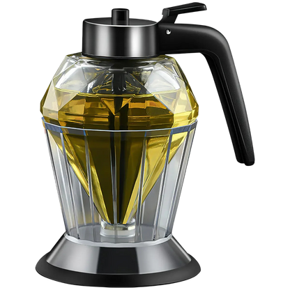Beesipot Drip-Free Glass Honey Dispenser with Stand