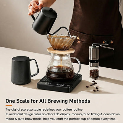 BevosFam Precision Coffee Scale with Timer