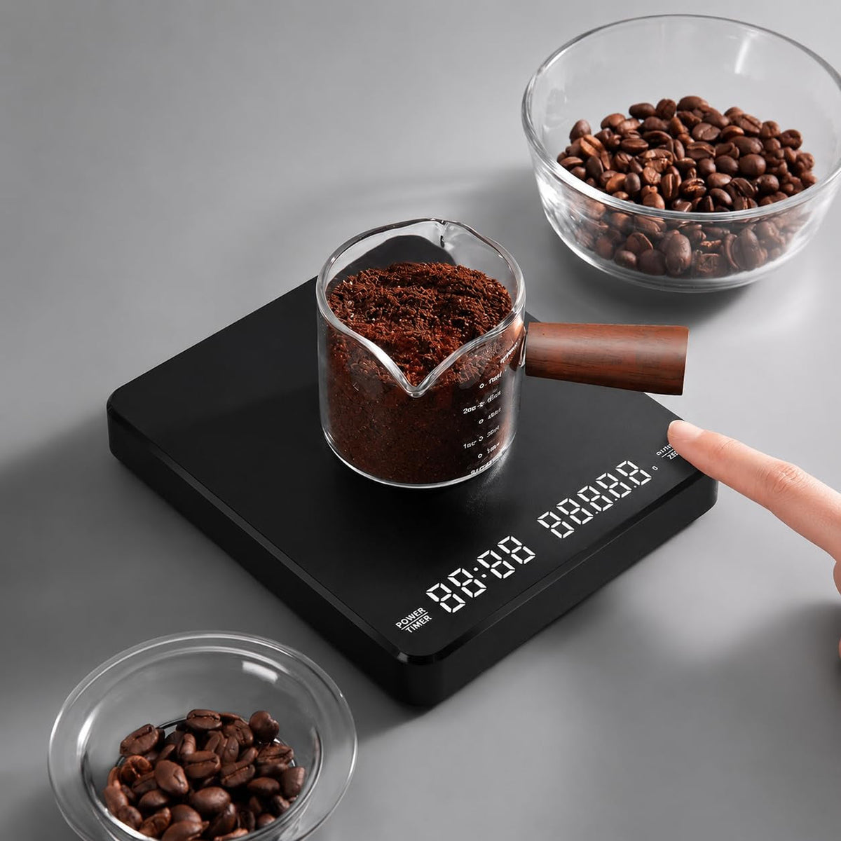 BevosFam Precision Coffee Scale with Timer