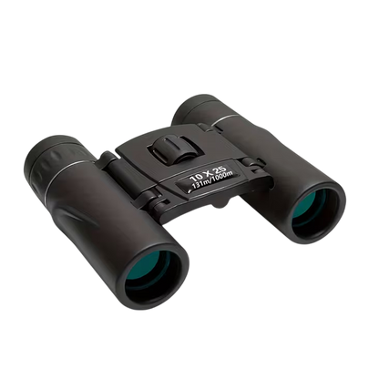 BiniClaxi 10x25 Compact Binoculars with Smartphone Adapter