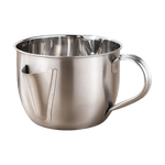 Bowlanix 1000ml Stainless Steel Fat Separator Gravy Strainer Bowl