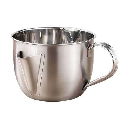 Bowlanix 1000ml Stainless Steel Fat Separator Gravy Strainer Bowl