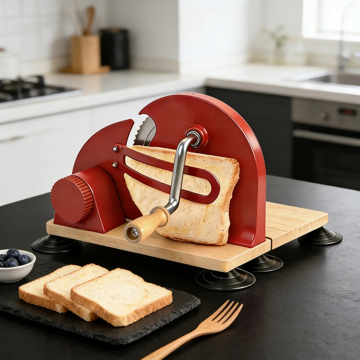BreadiCut Sourdough Bread Slicer | Precision Adjustable Bread Cutter