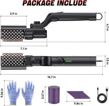 BruxMixi Electric Grill Brush 8-Angle Adjustable Head with 400 RPM 3-Speed Motor