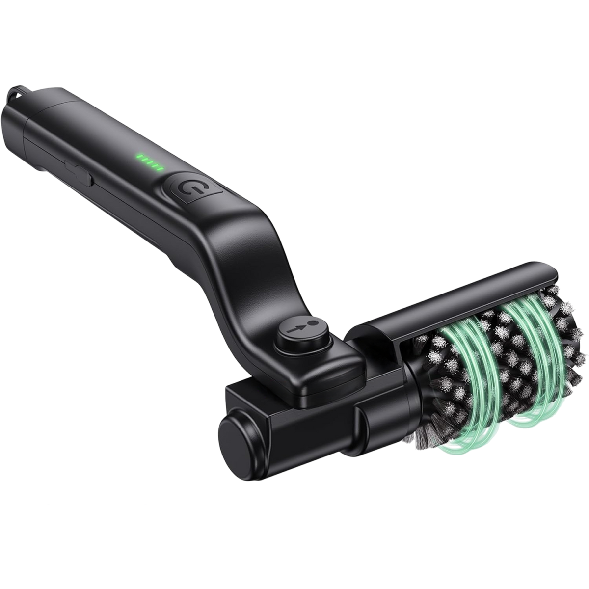 BruxMixi Electric Grill Brush 8-Angle Adjustable Head with 400 RPM 3-Speed Motor