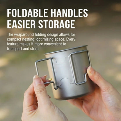 CaborWel Titanium Pour Over Kettle for Camping & Backpacking