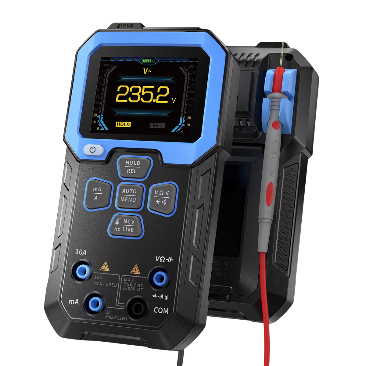 CastFirt Smart Multimeter with Live Data Graphing and Auto-Ranging