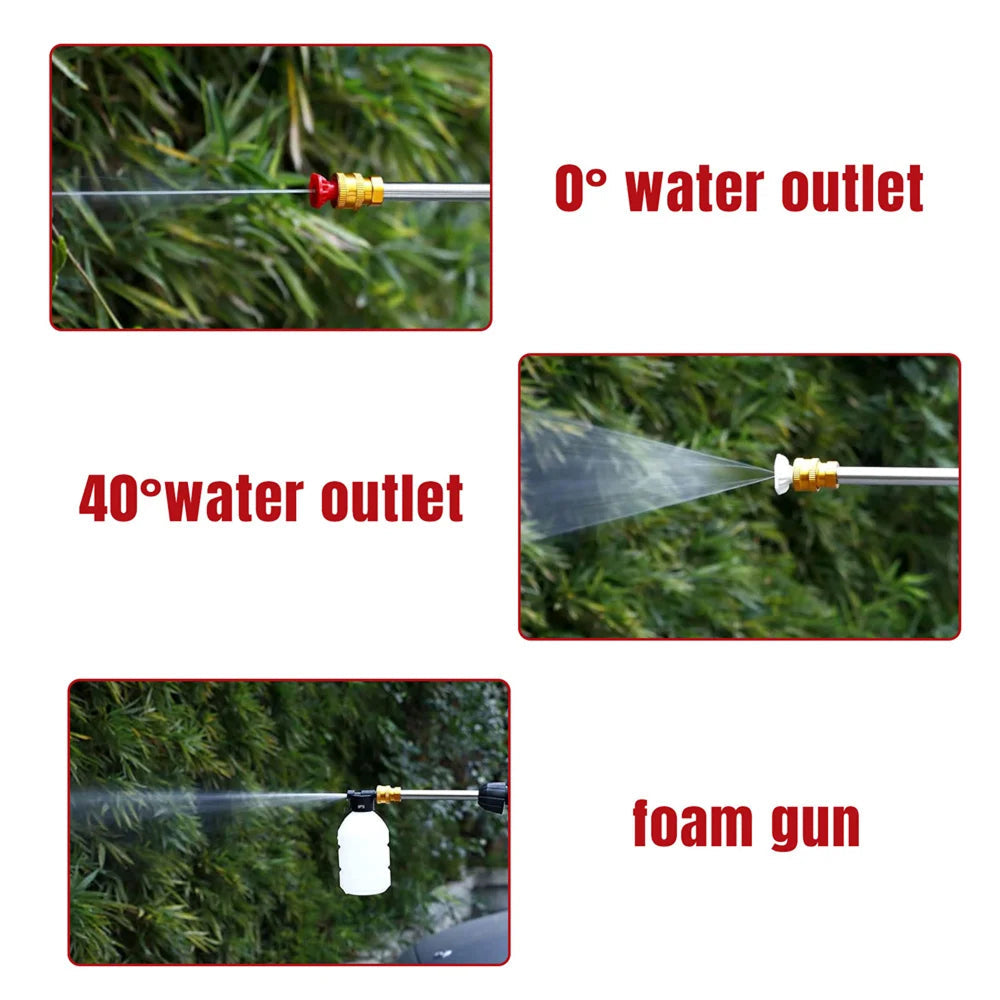 CinoAqua Portable Cordless Pressure Washer - 300W Car Water Gun
