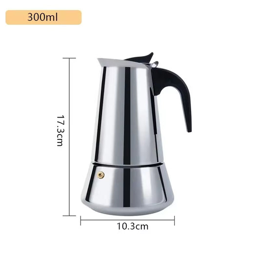 CipeFrot Stainless Steel Stovetop Moka Pot Percolator