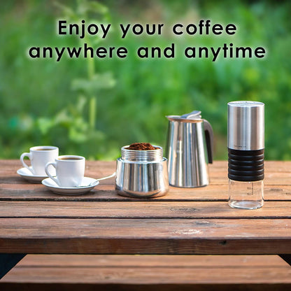 TinnoPour Stainless Steel Stove Top Espresso Maker