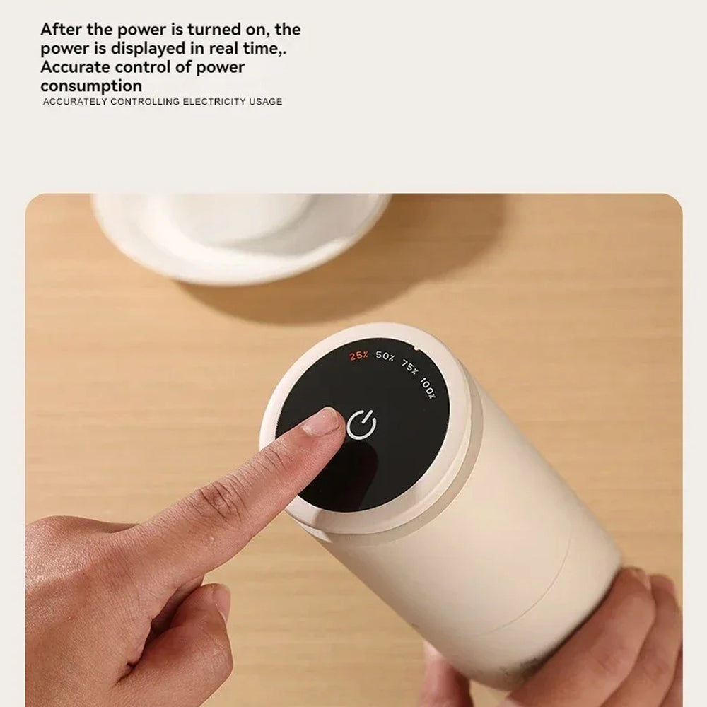 CoffGris Portable Electric Coffee Grinder with Ceramic Burr