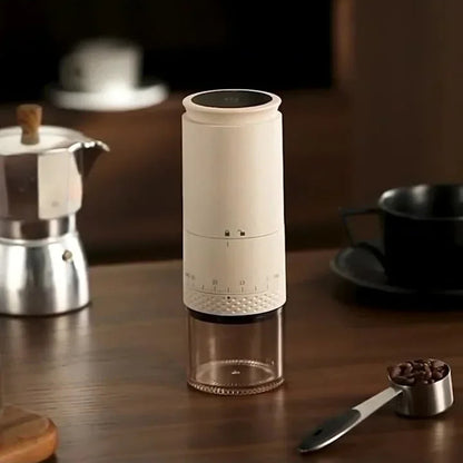 CoffGris Portable Electric Coffee Grinder with Ceramic Burr