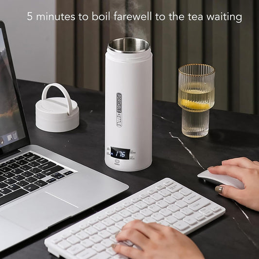 CoffisTea Portable Electric Kettle & Thermal Mug