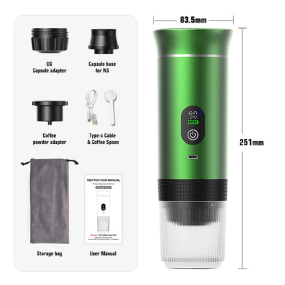 CofiMika Portable Espresso Machine with Heating Element