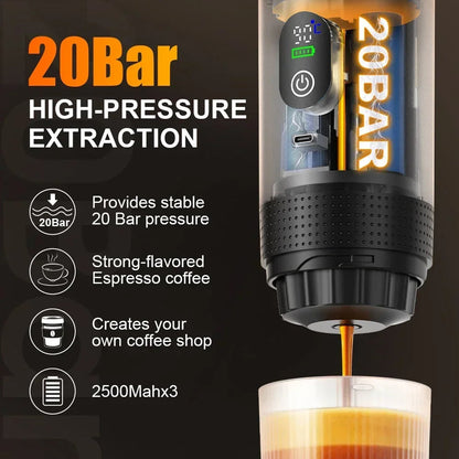 CofiMika Portable Espresso Machine with Heating Element