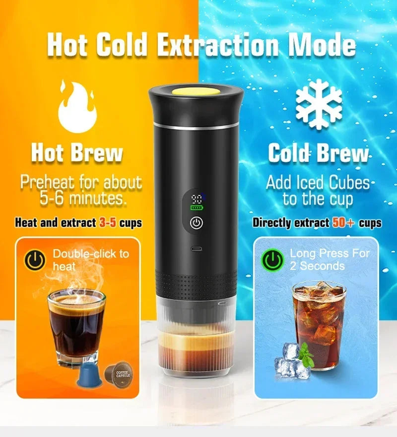 CofiMika Portable Espresso Machine with Heating Element