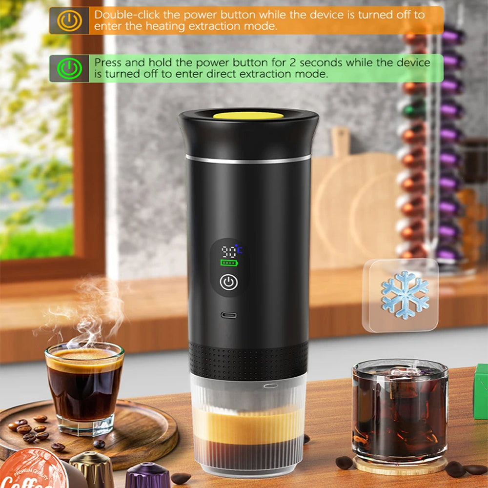 CofiMika Portable Espresso Machine with Heating Element