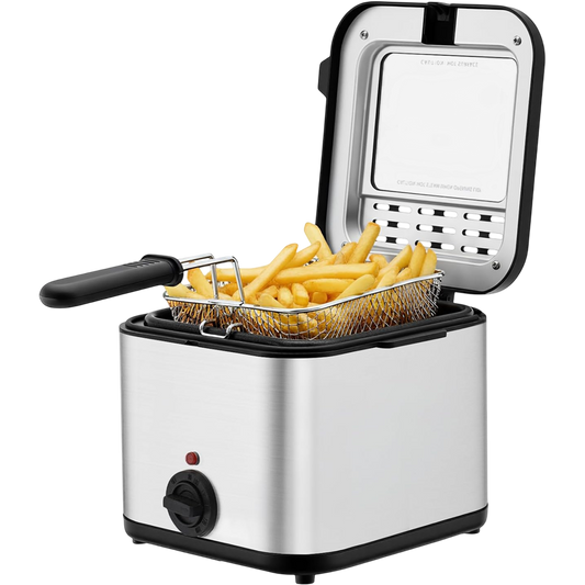 CookFris 2.5L Electric Deep Fryer 1000W Stainless Steel