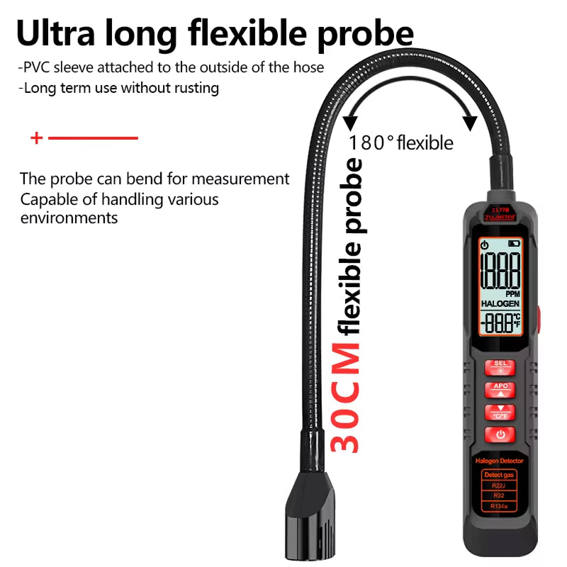 DetoSafer Refrigerant Leak Detector High Precision 14g/yr