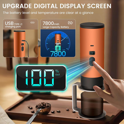DreMilvo Wireless 15Bar Portable Coffee Machine