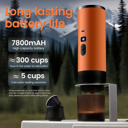 DreMilvo Wireless 15Bar Portable Coffee Machine
