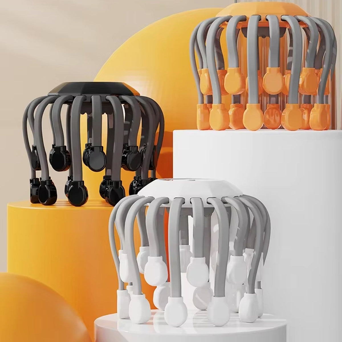 EaseCrano 20-Point TMS Smart Head Massager for Stress and Sleep