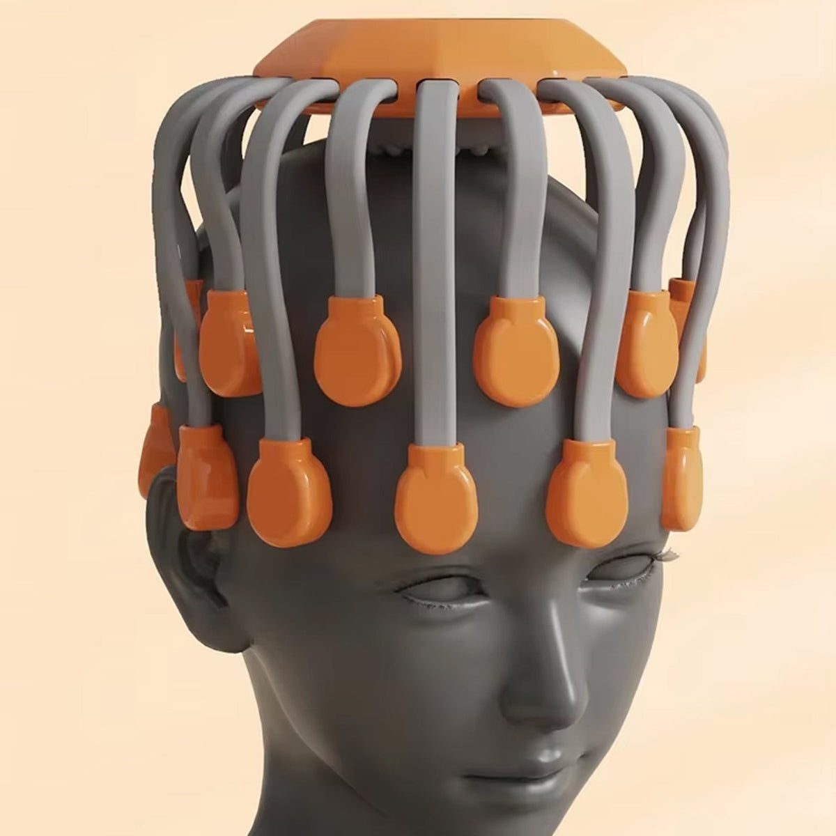 EaseCrano 20-Point TMS Smart Head Massager for Stress and Sleep
