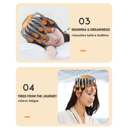 EaseCrano 20-Point TMS Smart Head Massager for Stress and Sleep