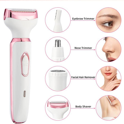 ElixMise 4-in-1 Hypoallergenic Bikini Trimmer and Grooming Set