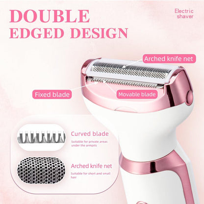 ElixMise 4-in-1 Hypoallergenic Bikini Trimmer and Grooming Set