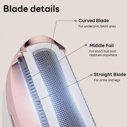 ElixMise 4-in-1 Hypoallergenic Bikini Trimmer and Grooming Set