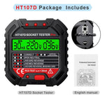 EltaNoci Digital Socket Tester with RCD Test and LCD Voltage Display