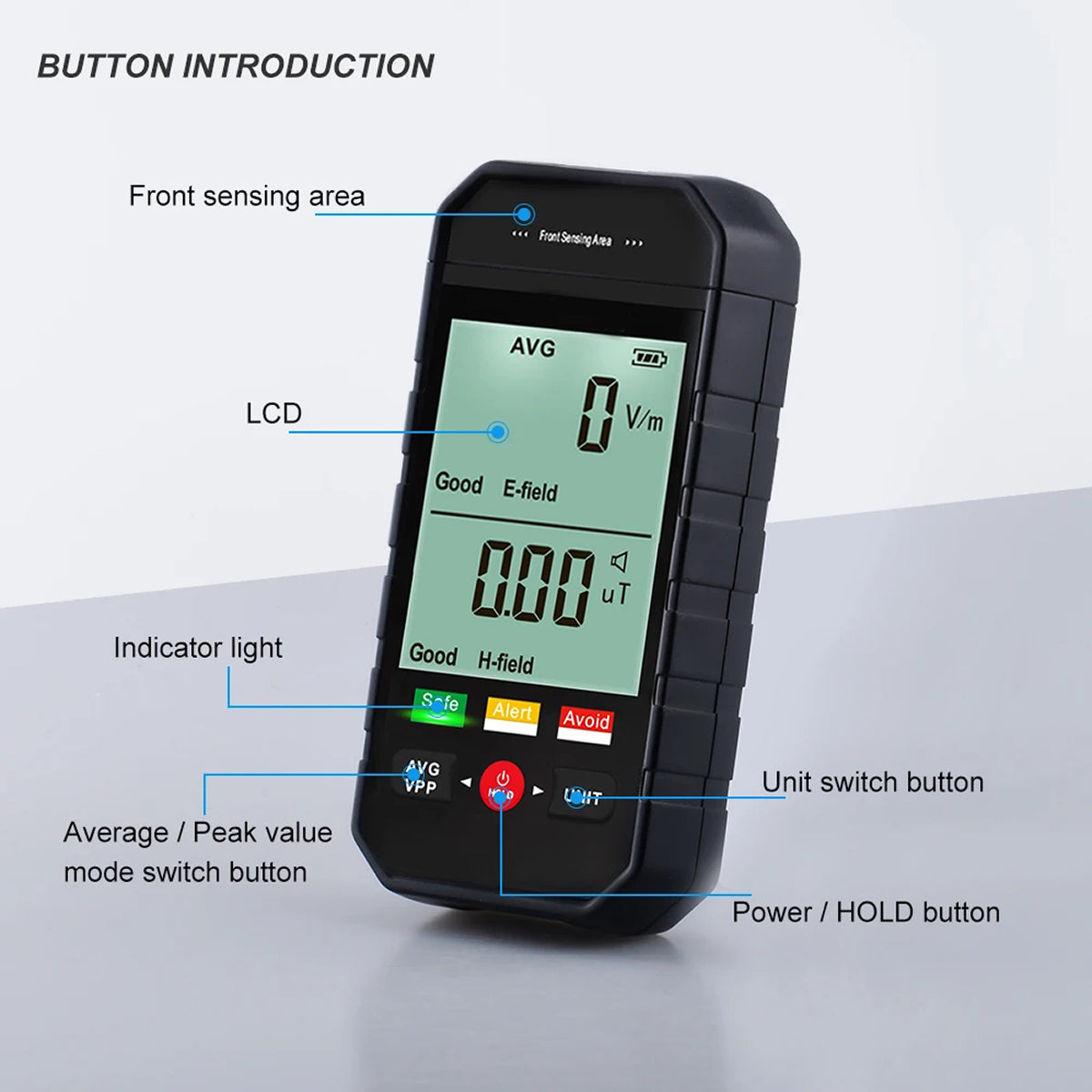 EmixKiv EMF Meter 5G/WiFi Radiation Detector