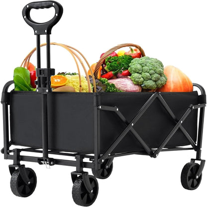 FaxinLika Heavy Duty Foldable Wagon for Beach and Garden
