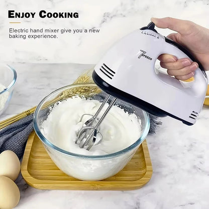 FilkMoss 7-Speed Electric Handheld Egg Beater & Mixer