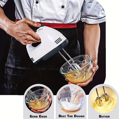 FilkMoss 7-Speed Electric Handheld Egg Beater & Mixer